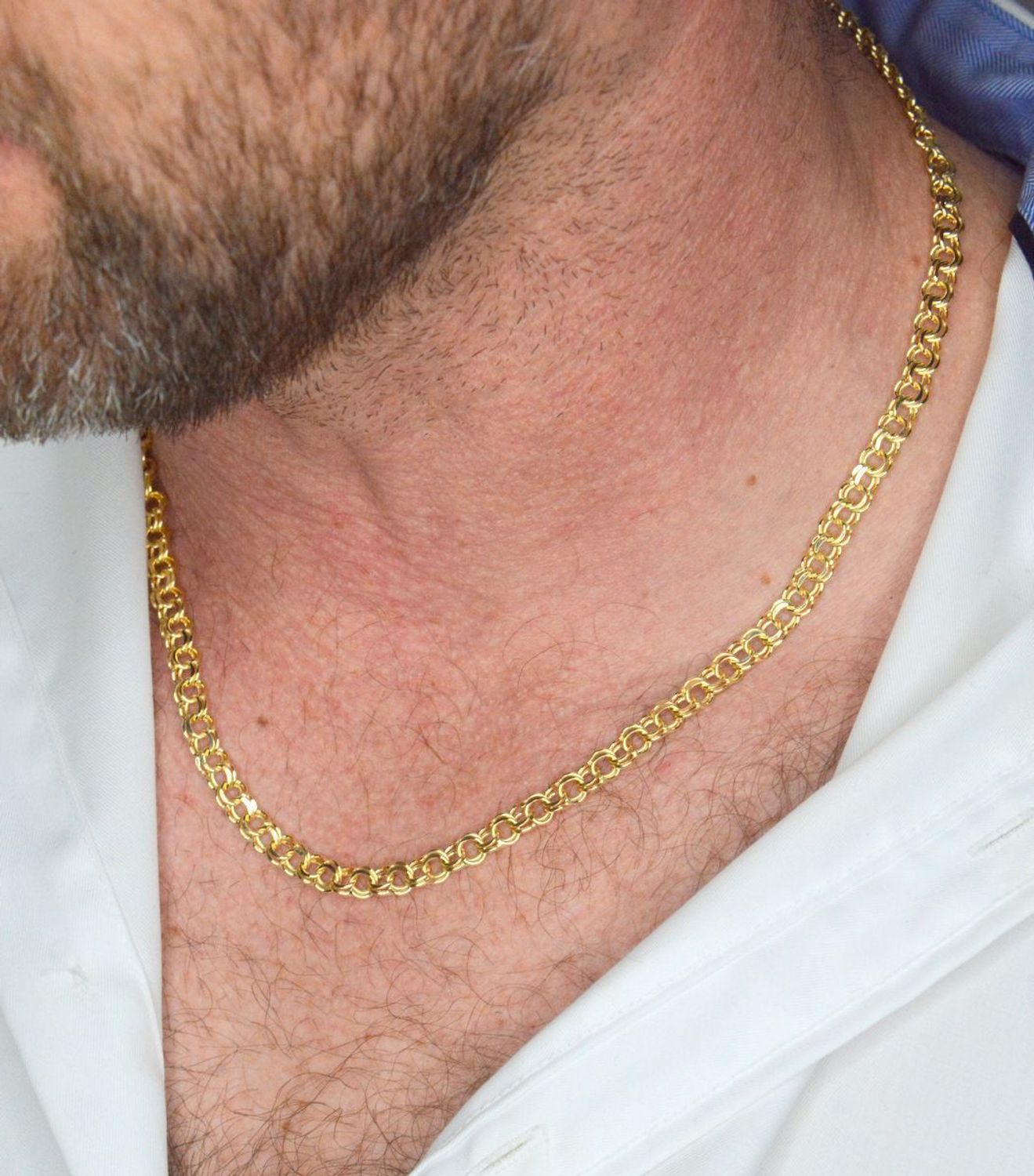 Srebrny łańcuszek 925 pozłacany splot garibaldi 6 mm DIA-LAN-12527-925 6mm (2).jpg